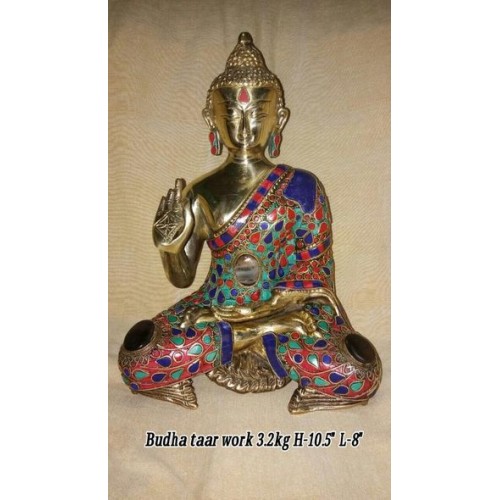 Lord Buddha Statue in Brass 