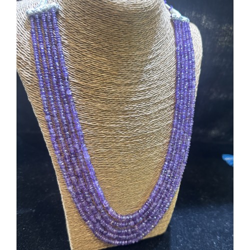 Amethyst 5 String Mala 