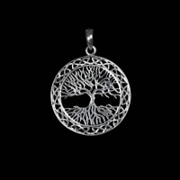 Silver Banyan Tree Pendant