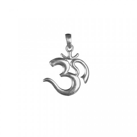 Silver Om Pendant