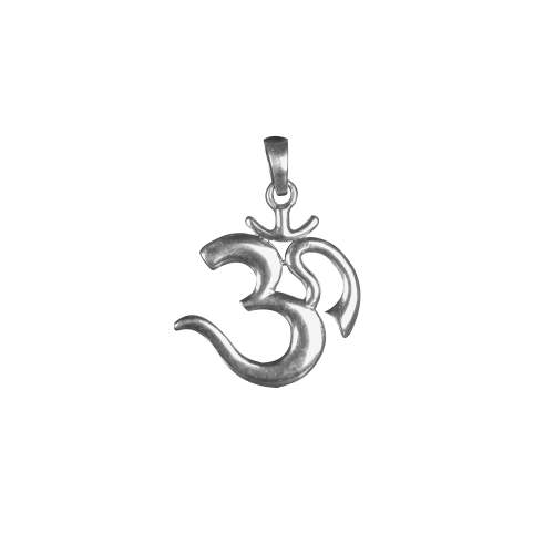 Silver Om Pendant