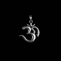 Silver Om Pendant