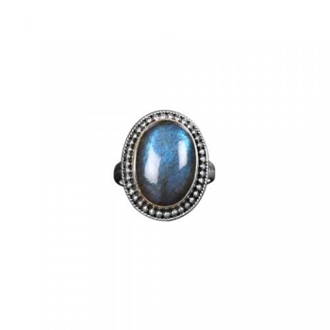 Labradorite stone Silver ring