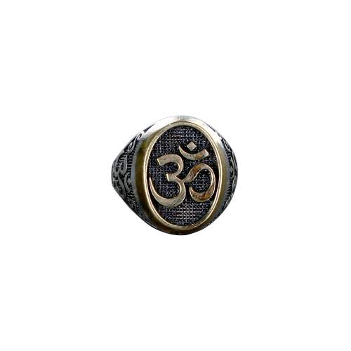 Om Silver Ring For Men