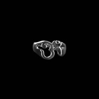 Om Sterling Silver Ring