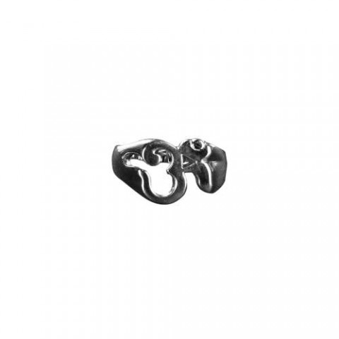 Om Sterling Silver Ring
