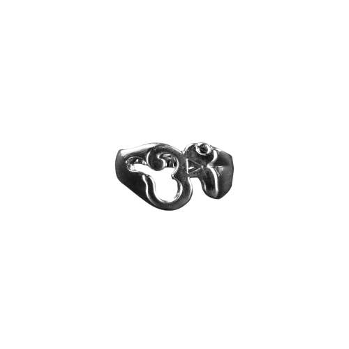 Om Sterling Silver Ring