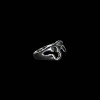 Om Sterling Silver Ring