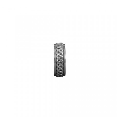 Spinner Texture Silver Ring