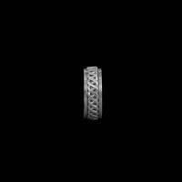 Spinner Texture Silver Ring
