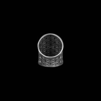 Silver Textured Ring for man