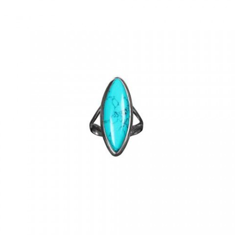 Turquoise Stone Silver Ring