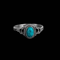 Turquoise Stone Silver Ring