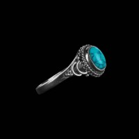 Turquoise Stone Silver Ring