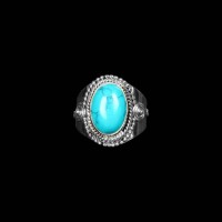 Turquoise Stone Silver Ring