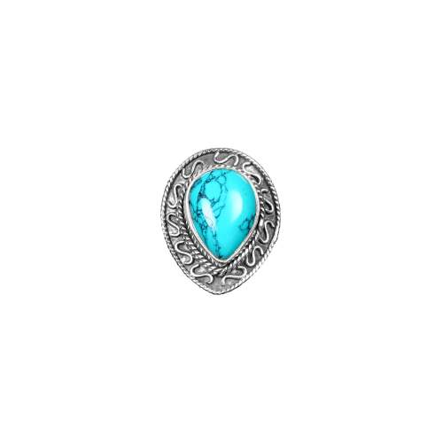 Turquoise Stone Silver Ring