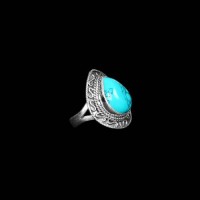 Turquoise Stone Silver Ring