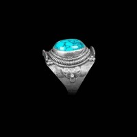 Turquoise Stone Silver Ring