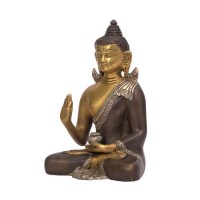 Lord Buddha Brass Statue 7 inch