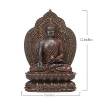 Resin Buddha Statue - 12 inch
