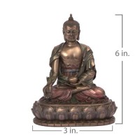 Resin Buddha Statue - 6 inch