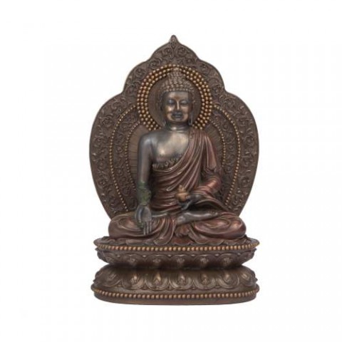 Resin Buddha Statue - 13 inch