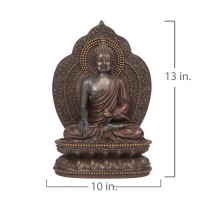 Resin Buddha Statue - 13 inch