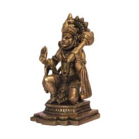 Lord Hanumana Brass Statue 7inch