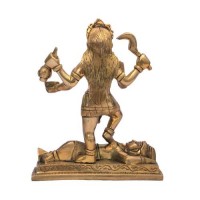 Goddess Kali Brass Statue 9 inches