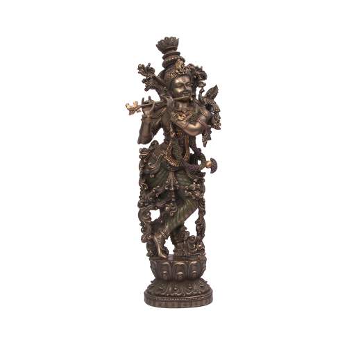 Lord Krishna Statue In Resin 15 Inches