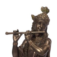 Lord Krishna Statue In Resin 11 Inches