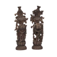 Radha Krishna Statue in Resin 15 inches