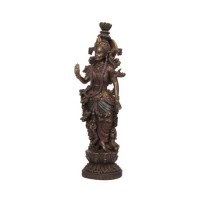 Goddess Radha Statue in Resin 15 inches