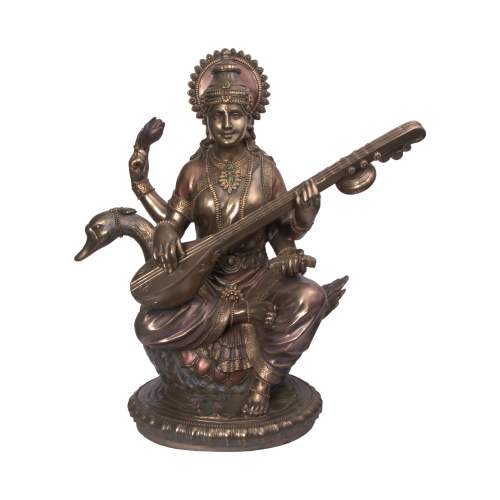 Goddess Saraswati Statue in Resin 26 inch