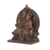 Lord Shiva Family Resin Statue 10inch