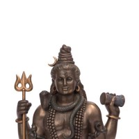 Lord Shiva Resin Statue 9 Inches