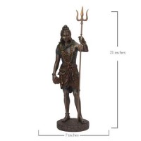 Shiva Standing Resin Statue 21 Inches