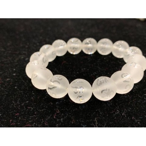 Bracelet crystal  mantra