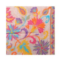 Self Weaving Pashmina Kani Border Shawl 