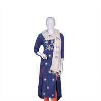 Pure Wool Mantra embroidery Stole