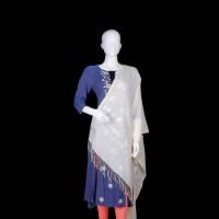 Pure Wool Mantra embroidery Stole